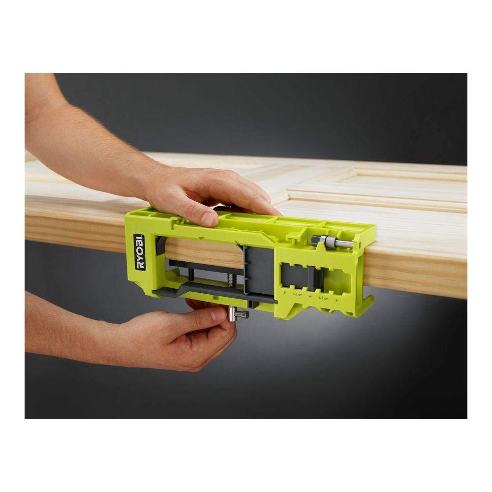 RYOBI Door Hinge Installation Kit/Mortiser Template - จิ๊กเจาะบานพับประตู และเจาะรูเดือยเหลี่ยม จาก Ryobi Tools U.S.A.