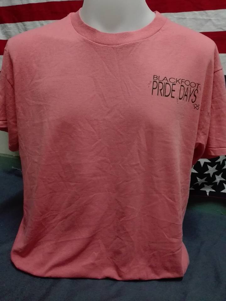เสื้อลายหมี ผ้าบาง 50/50 สอยเดี่ยว Made in USA