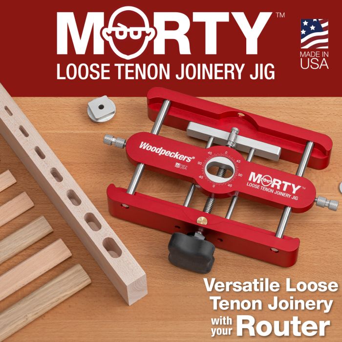 WOODPECKERS MORTY BASIC Loose Tenon Joinery Jig - จิ๊กเจาะรูเดือยหลวม WOODPECKERS รุ่น MORTY-BASIC