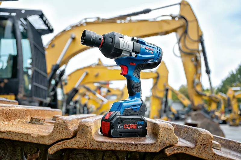 BOSCH GDS 18V-1600 HC 18v Impact Wrench (Tool Only- without batterry, without Charger) - บล็อคกระแทกไร้สาย Li-Ion 18V. BOSCH รุ่น GDS 18V-1600 HC (เครื่องเปล่า ไม่มีแบตเตอรี่ ไม่มีแท่นชาร์จ- 06019M1080