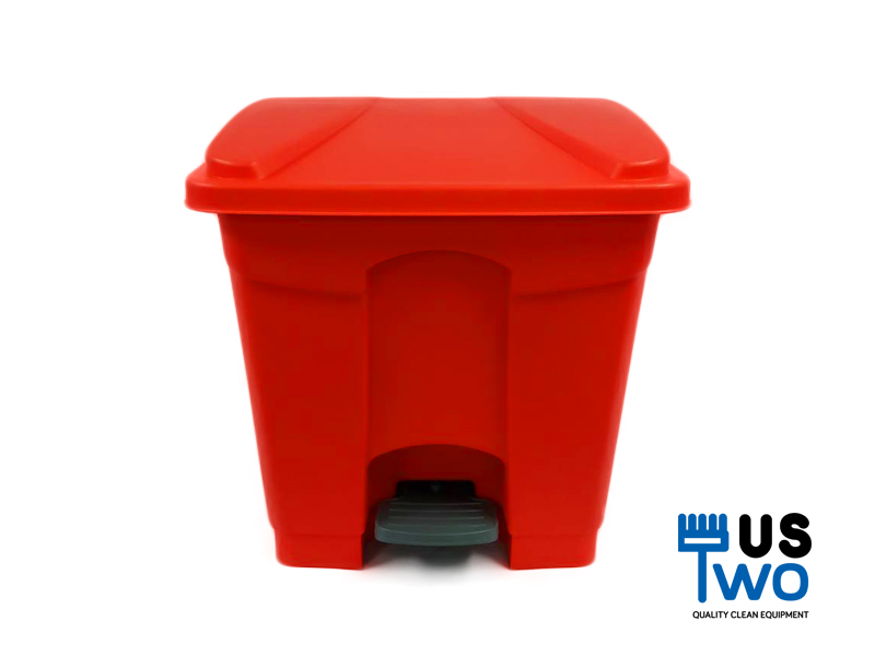 ถังขยะแบบเหยียบ ทรงเหลี่ยม 30 ลิตร