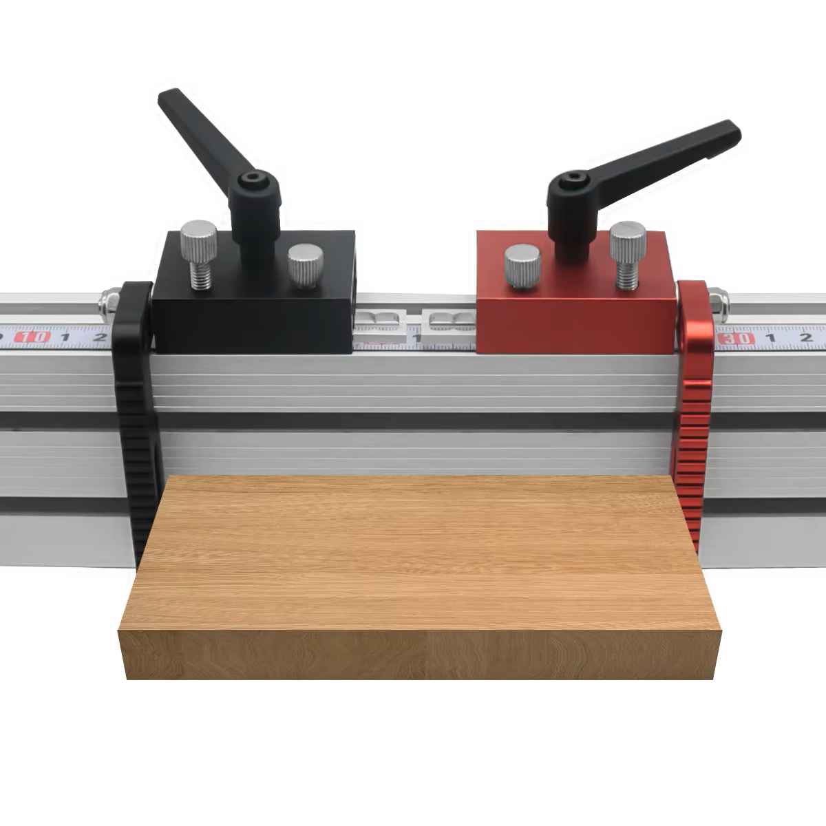 SIS TOOL SIS-GRFP002 Guide Rail Flip Stop (Red) - ตัวหยุดในรางชนิดมีก้านโยกสำหรับราง SIS TOOL รุ่น SIS-GRFP002 (สีแดง)