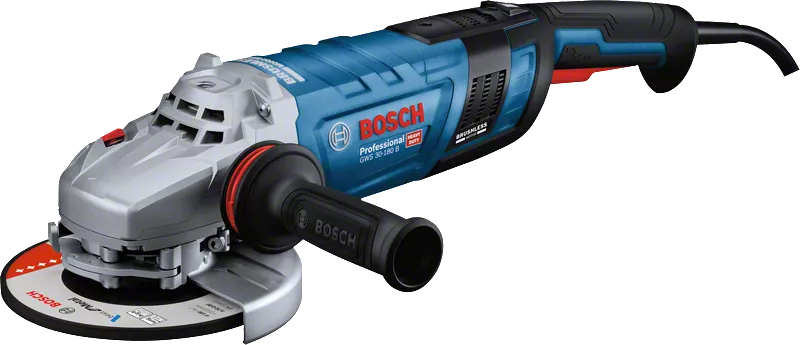 BOSCH GWS 30-180 B 1800mm (7-inch) Angle Grinder - ลูกหมูขนาด 180มม (7นิ้ว) เครื่องเจียรไฟฟ้าทรงพลัง 2,800 วัตต์ รุ่น GWS 30-180 - 06018G0000