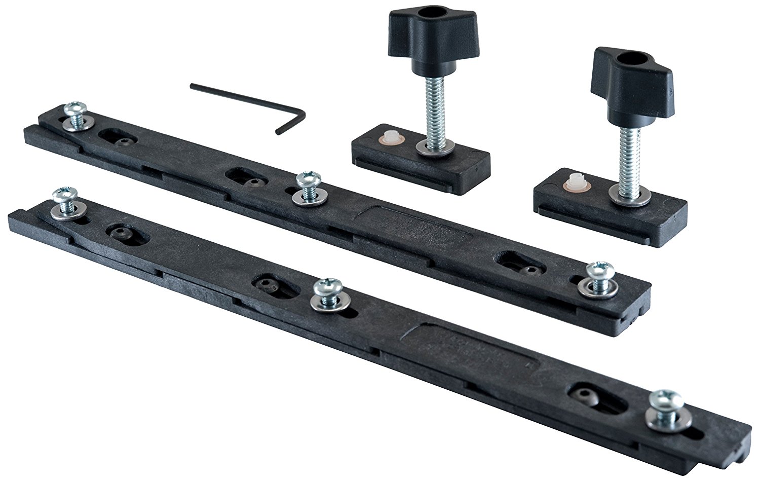 MICROJIG ZP9-B2S2 Double ZeroPlay Miter Guide Bars - แท่งสไลด์สำหรับใช้กับราง Miter ชนิดปรับได้ (แบบแพ๊คคู่) พร้อมตัวหยุดในราง (Stopper)