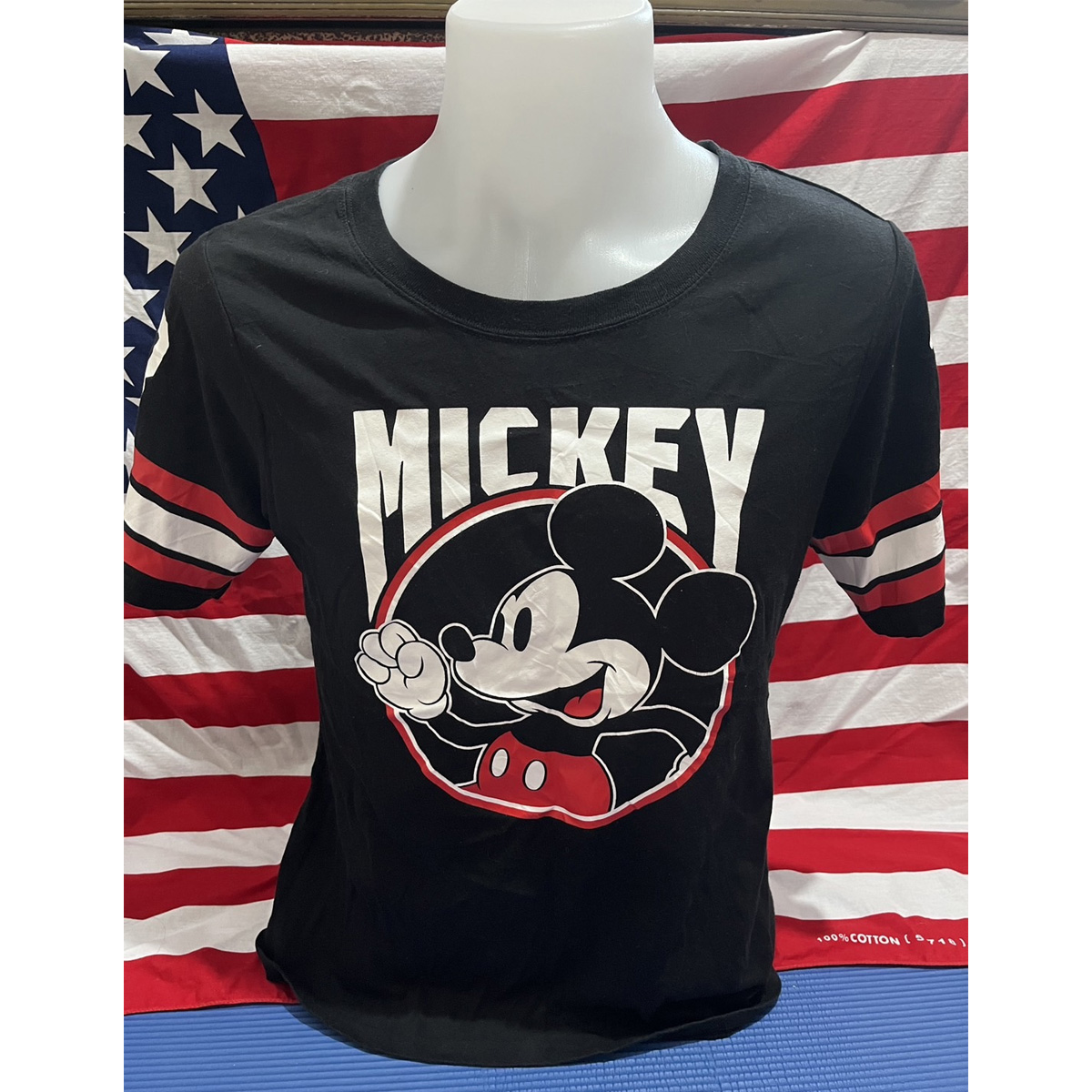 เสื้อยืดวินเทจมือสอง Vintage T-Shirt เสื้อยืดมิกกี้เมาส์ วินเทจ Mickey Mouse งานป้าย Disney