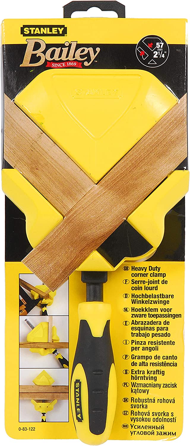 STANLEY 0-83-122 Bailey Heavy Duty Corner Clamp - แคล้มป์จับชิ้นงานชนิดเข้ามุมฉาก Stanley รุ่น 0-83-122