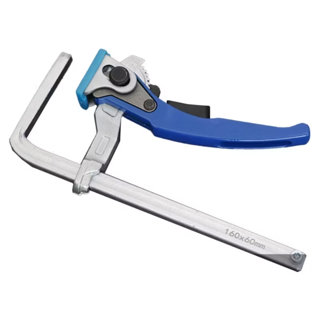 SIT TOOL SIT-625K2 160x60mm Quick Release Ratchet Dovetail Clamp Set (2pcs. set) - แคล้มป์แขนยึดทรงหางเหยี่ยว แบบปลดเร็วขนาด 160x 60มม (2 อัน/ชุด) ใข้ยึดร่องหางเหยี่ยว