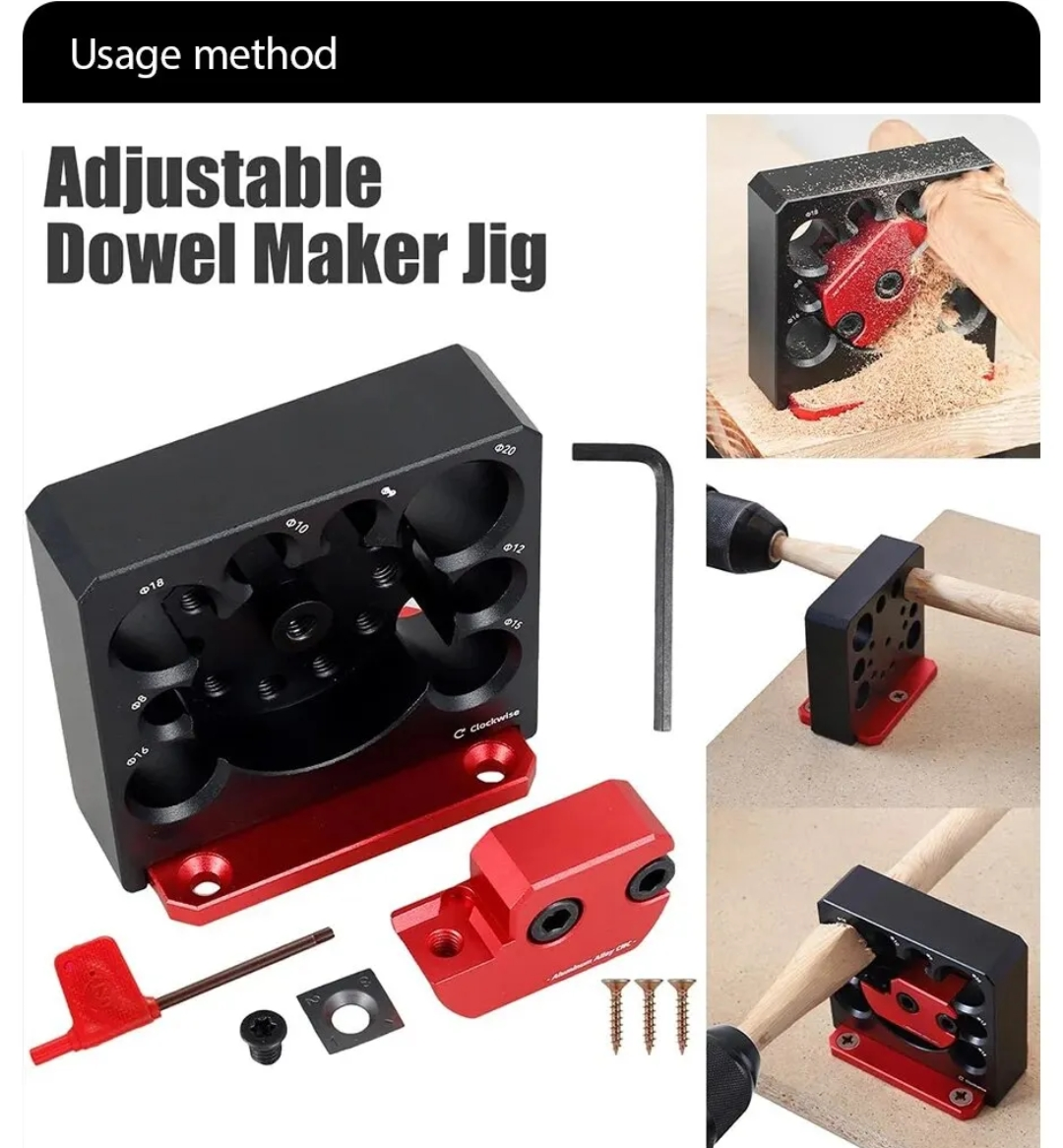 SIT TOOL 08560 - Adjustable Metric Wooden Dowel Maker with Carbide Blade for 8/9/10/12/15/16/18/20 mm. - เครื่องทำไม้กลม/ เดือยไม้ ปรับขนาดได้ ขนาด 8/9/10/12/15/16/18/20มม.. พร้อมใบมีดคาร์ไบด์
