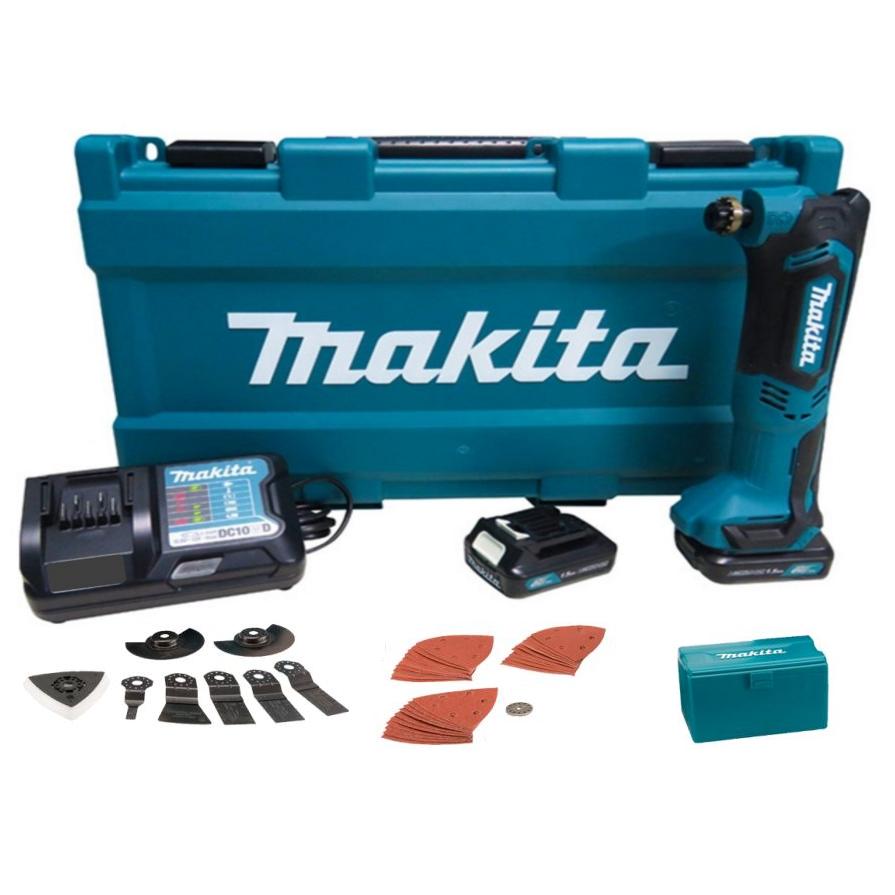 MAKITA TM30DWYEX3 12V Max Cordless Multi-Tool - เครื่องมืออเนกประสงค์ไร้สายพร้อมอุปกรณ์ MAKITA รุ่น TM30DWYEX3