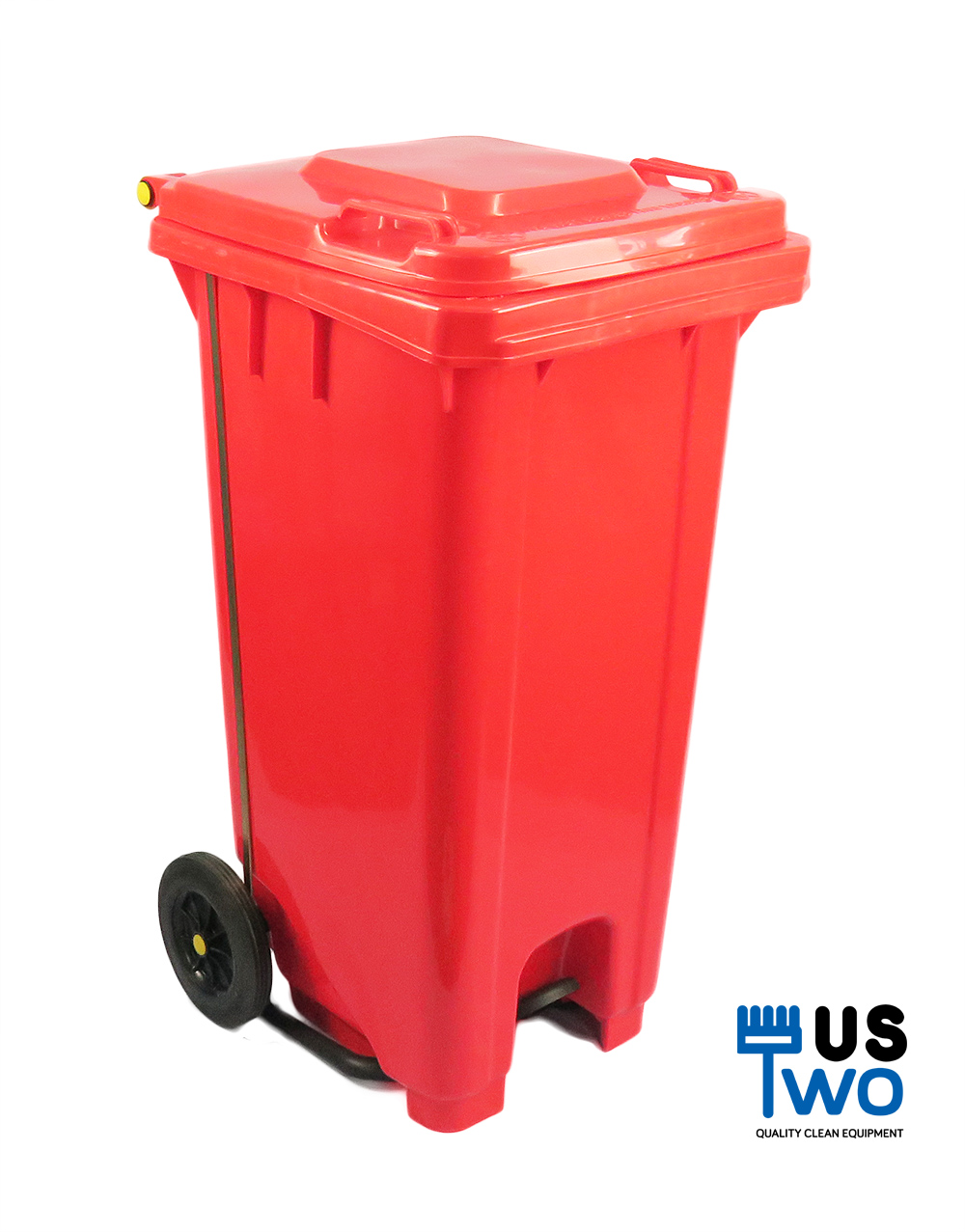 ถังขยะเท้าเหยียบ พร้อมล้อเข็น 240 ลิตร