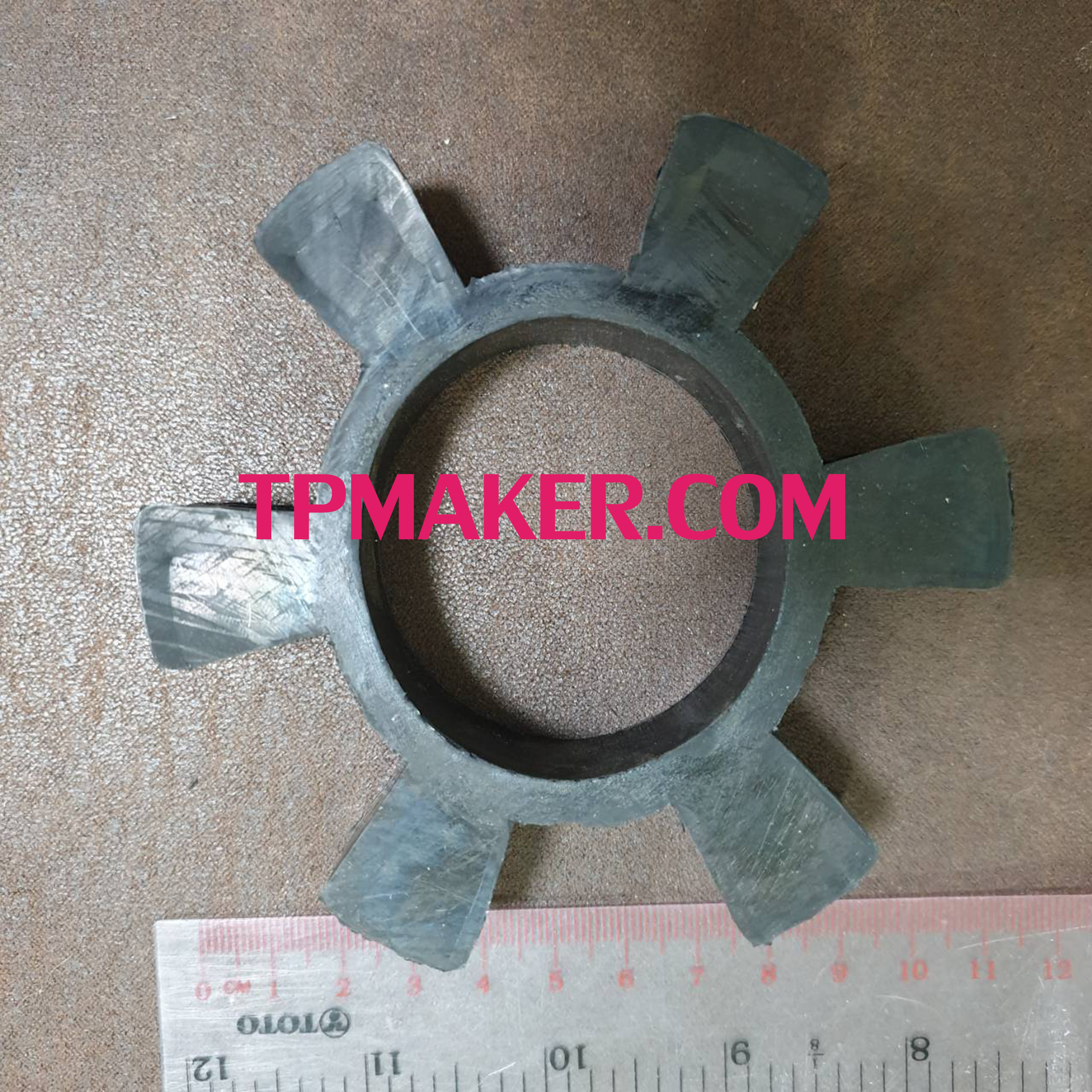 ยางยอย 6 แฉก #108 ขนาด OD 108 mm.