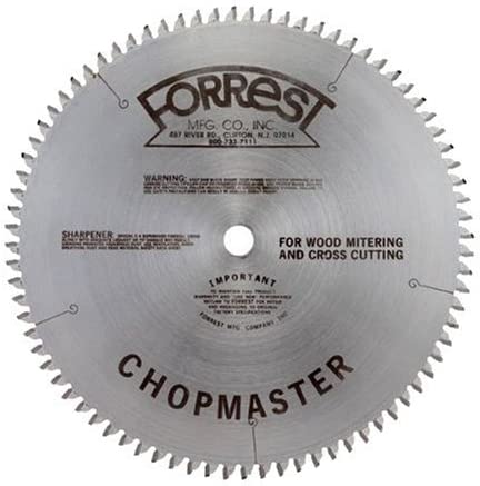 FORREST Chopmaster 10-Inch x 80T Saw Blade - ใบเลื่อยเครื่องเลื่อยตัดองศา ตัดขวางเสี้ยนไม้ ตัดเฉียง ขนาด 10 นิ้ว 80 ฟัน FORRESTรุ่น Chopmaster- CM10806105