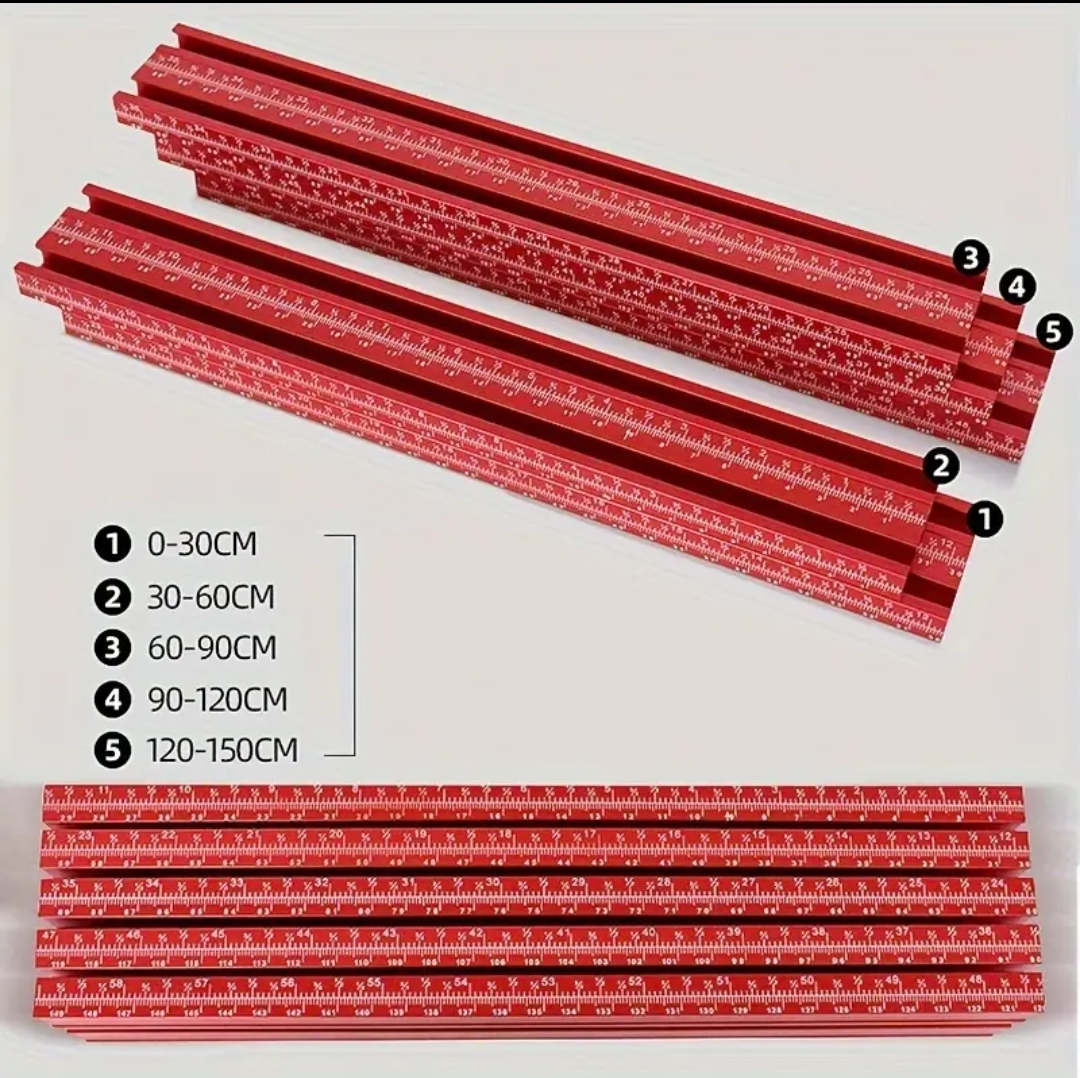 SIT TOOL SIT-FD0150 Aluminum Offset Base System for FESTOOL DOMINO DF 500 and DF 700 - จิ๊กช่วยตั้งระยะการเจาะ ของเครื่องเจาะเดือยโดมิโน ยาว 150มม สำหรับFestool ทั้งรุ่น DF 500 และ DF 700 - SIT-FD0150