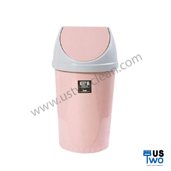 ถังขยะทรงกลม พร้อมฝาแกว่ง 45 ลิตร