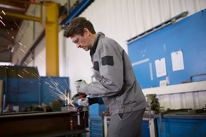 BOSCH GWS 17-125 S 5-inch Angle Grinder - เครื่องเจียรไฟฟ้า 5 นิ้ว กันสะบัด บ๊อช รุ่น GWS 17-125 S - 06017D0300