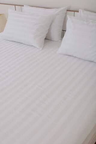 ผ้าปูที่นอน ลายริ้ว 1 นิ้ว (bed sheet stripe 1")