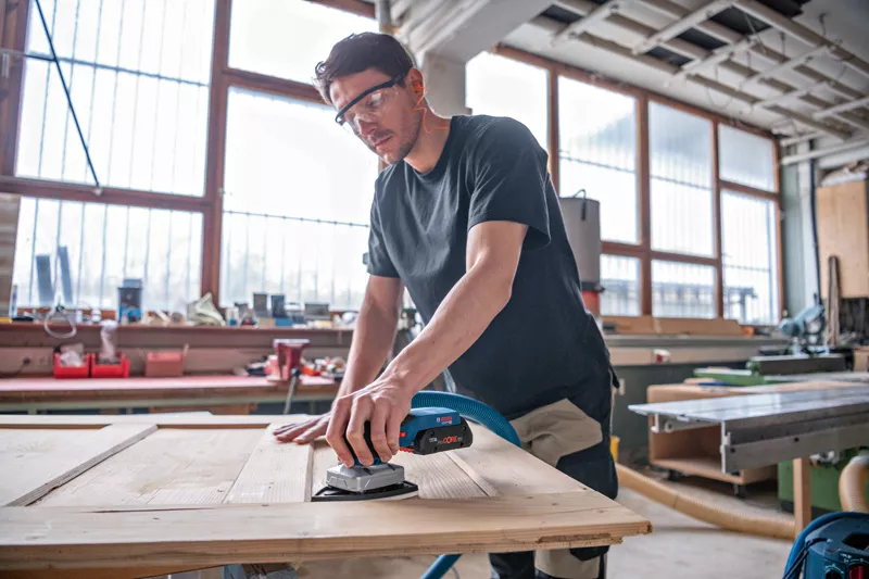 BOSCH GSS 18V-13 18V Cordless Orbital Sander (Tool only, without battery, without charger) - เครื่องขัดกระดาษทรายไร้สายแบบสั่นสะเทือน 18 โวล์ท BOSCH รุ่น GSS 18V-13 (ไม่มีแบตเตอรี่ ไม่มีแท่นชาร์จ) - 06019L0101 (Pre-Order)