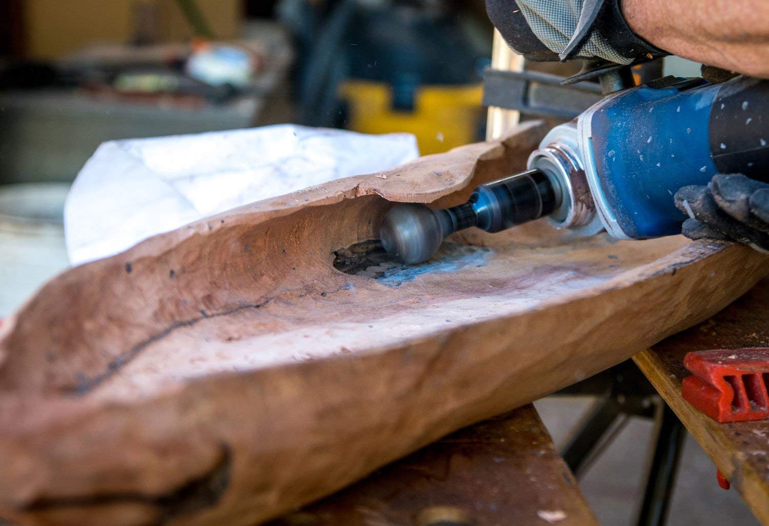 ARBORTECH B0752TXPKD Ball Gouge 30mm Spherical Shaped Milling Ball - หัวบอลขุดไม้ชนิดลับใบเองอัตโนมัติ Arbortech รุ่น B0752TXPKD (สินค้าสั่งซื้อล่วงหน้า Pre-Order)