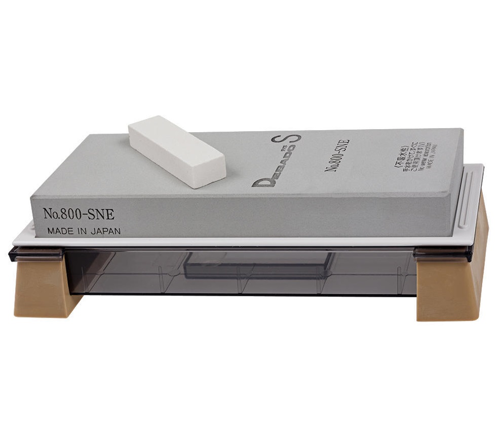 SUEHIRO DEBADO S Professional-use Whetstone for knives, Grit 6000 3000 1500 1000 600 and 320 - หินลับมีดสำหรับเชฟมืออาชีพ SUEHIRO รุ่น DEBADO S ความละเอียด 6000 3000 1500 1000 600 และ 320 grit