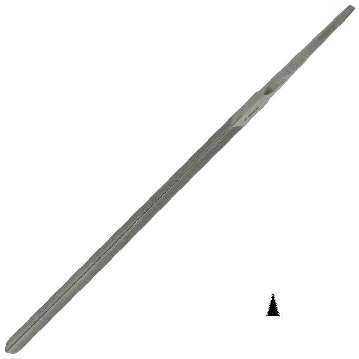 F. Dick Fine Saw file, 100mm - ตะไบชนิดบางมากเป็นพิเศษสำหรับงานแทงคมฟันเลื่อยที่ต้องการความเที่ยงตรงเป็นพิเศษ (German made)