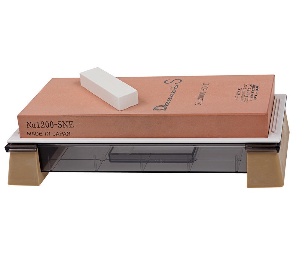 SUEHIRO DEBADO S Professional-use Whetstone for knives, Grit 6000 3000 1500 1000 600 and 320 - หินลับมีดสำหรับเชฟมืออาชีพ SUEHIRO รุ่น DEBADO S ความละเอียด 6000 3000 1500 1000 600 และ 320 grit