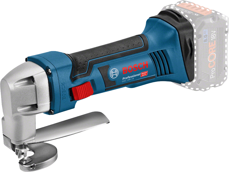 BOSCH GSC 18V-16 Cordless Metal Shear - เครื่องตัดแผ่นโลหะไร้สาย 18V BOSCH รุ่น GSC18V-16 (เครื่องเปล่า) 06019262B0