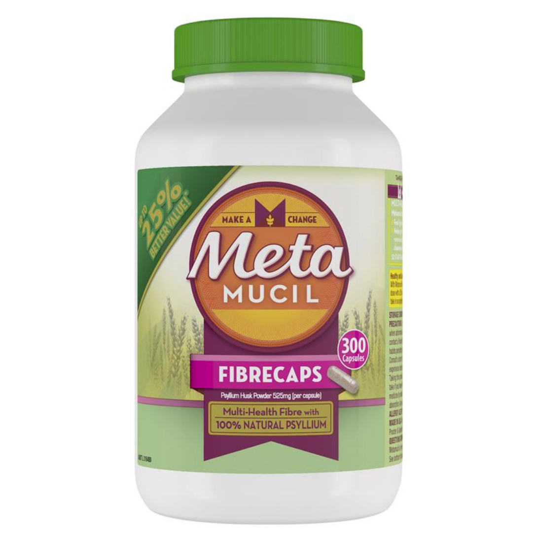 #พร้อมส่ง Metamucil Fibre Supplement Capsules (300 แคปซูล)