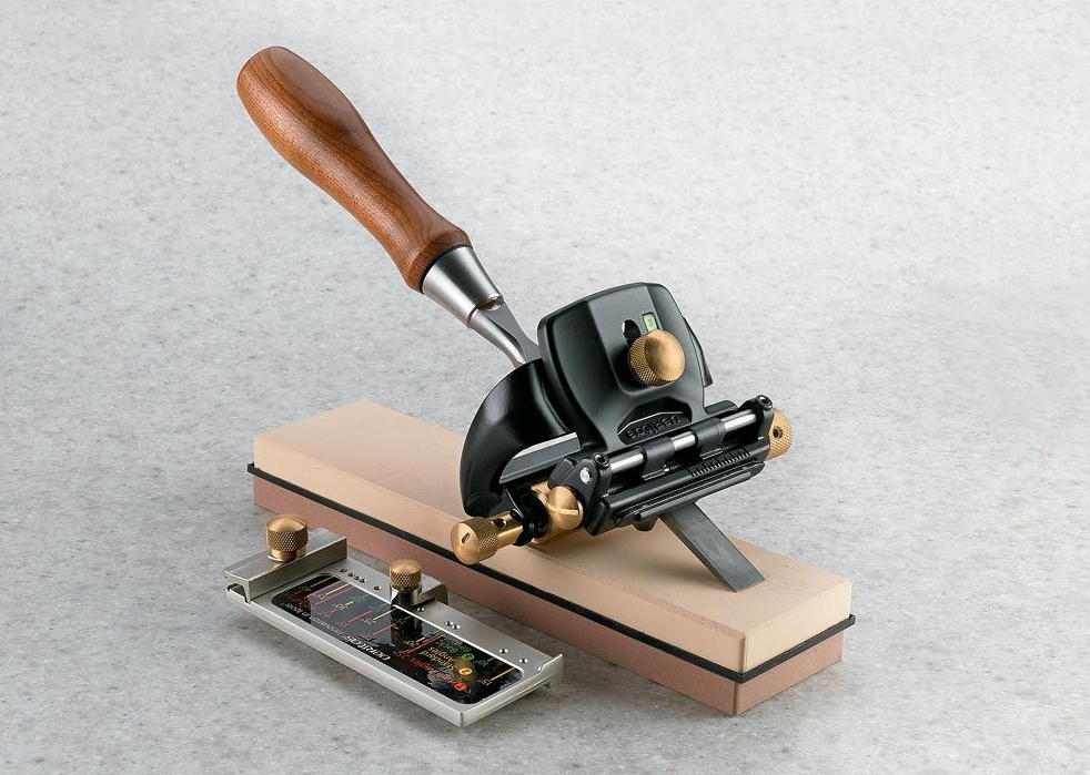 VERITAS 05M0910 - Mk.II Standard Narrow-Blade Honing Guide - จิ๊กลับคมสิ่ว หรือใบกบหน้าแคบแบบจับด้านข้าง Veritas รุ่น MK.II Standard Narrow Blade - 05M0910