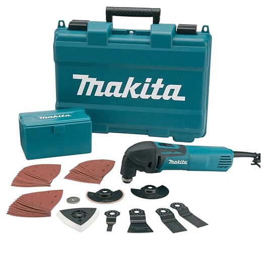 MAKITA TM3000CX9 Oscillating Multi Tool Variable Accessories Kit - เครื่องมืออเนกประสงค์พร้อมอุปกรณ์ MAKITA รุ่น TM3000CX9