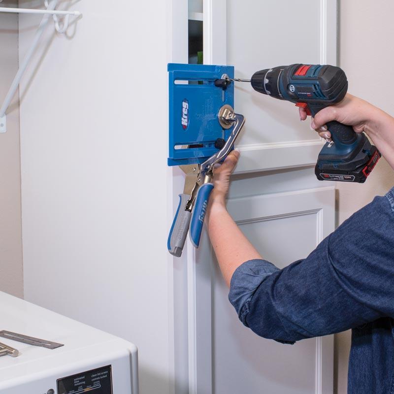 KREG KHI-PULL Cabinet Hardware Jig - จิ๊กสำหรับติดตั้งมือจับ ปุ่มดึง ลิ้นชัก ประตูตู้ - KHI-PULL