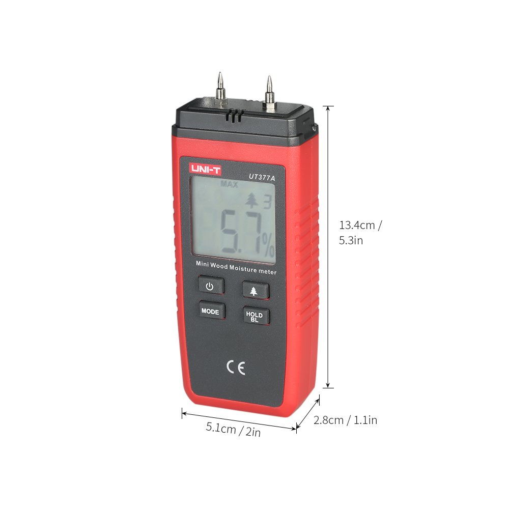UNI-T Digital Wood Moisture Meter with LCD Backlight - เครื่องวัดความชื้นไม้แบบดิจิตอล
