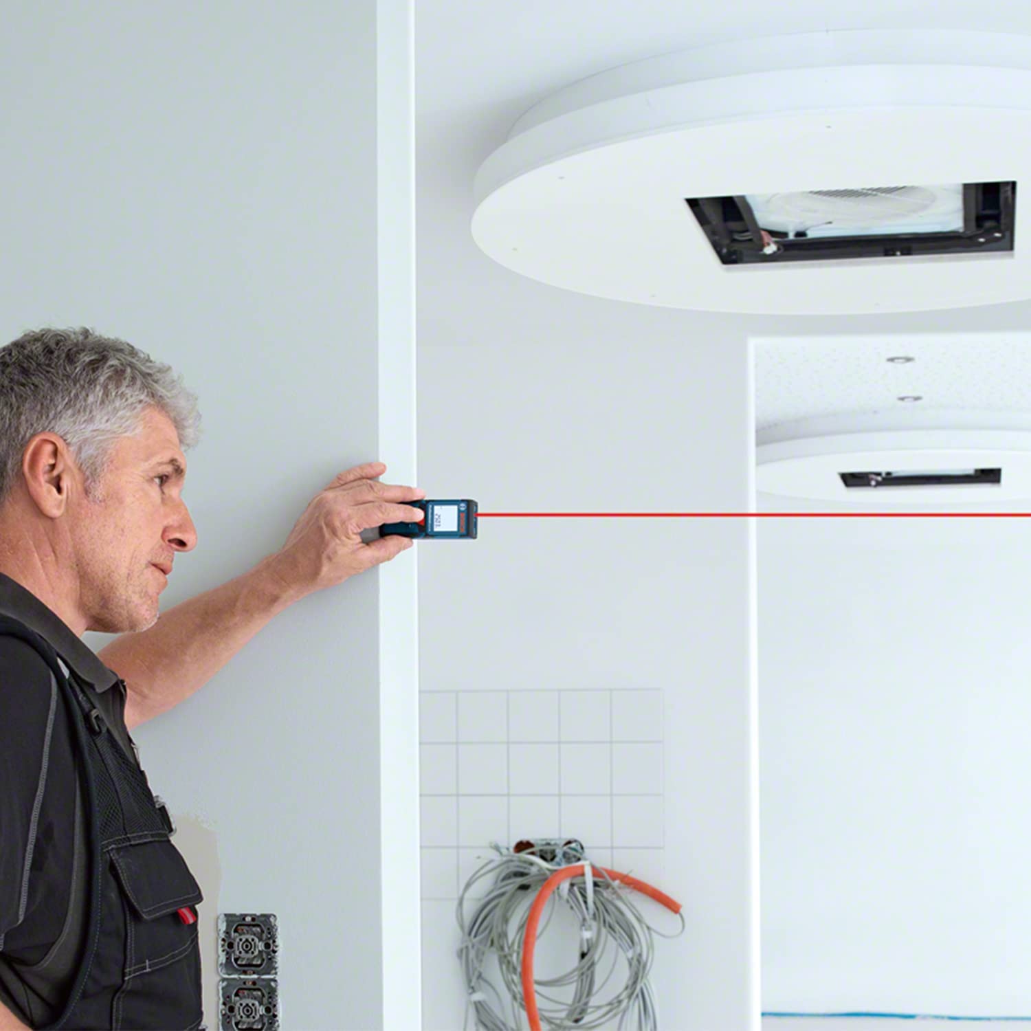 BOSCH GLM 40 - 40m. Laser Measure - เครื่องวัดระยะด้วยเลเซอร์ ไกล 40 เมตร Bosch รุ่น GLM 40 - 0601072900