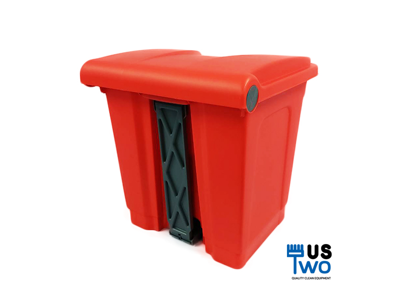 ถังขยะแบบเหยียบ ทรงเหลี่ยม 30 ลิตร