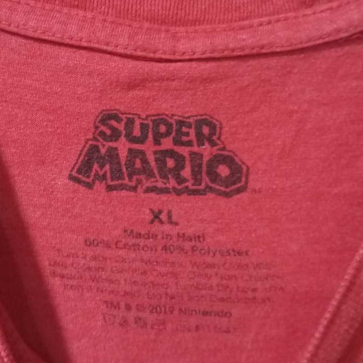 เสื้อยืดวินเทจ มือสอง T-Shirt Vingtage ลายการ์ตูน Super Mario Bros ซูเปอร์มาริโอ้ มือสอง
