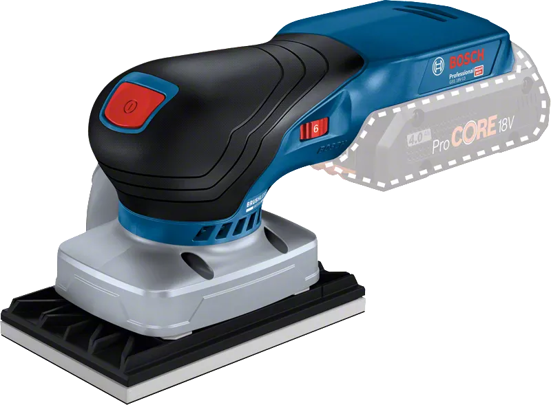 BOSCH GSS 18V-13 18V Cordless Orbital Sander (Tool only, without battery, without charger) - เครื่องขัดกระดาษทรายไร้สายแบบสั่นสะเทือน 18 โวล์ท BOSCH รุ่น GSS 18V-13 (ไม่มีแบตเตอรี่ ไม่มีแท่นชาร์จ) - 06019L0101 (Pre-Order)