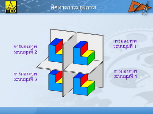 เขียนแบบเทคนิคเบื้องต้น (คู่มือผู้สอน/คู่มือผู้เรียน/สไลด์อิเล็กทรอนิกส์) ITED-MI 03002-01