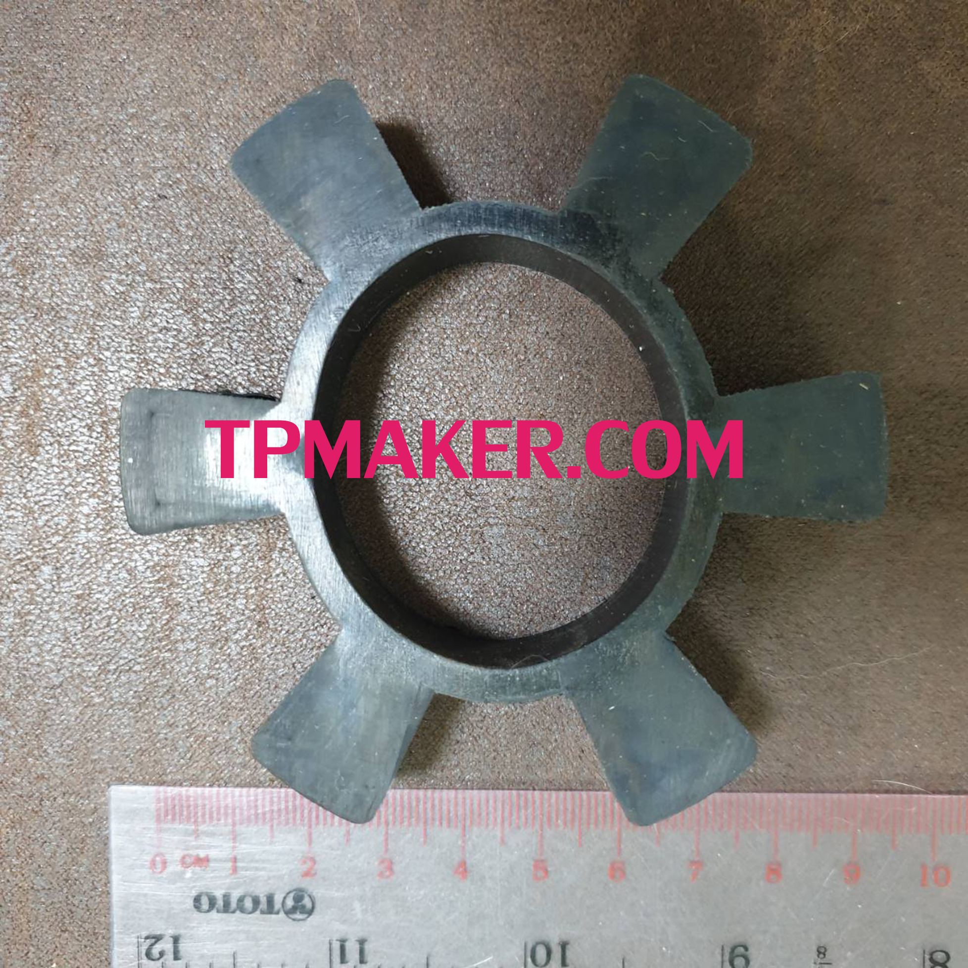 ยางยอย 6 แฉก #090 ขนาด OD 90 mm.