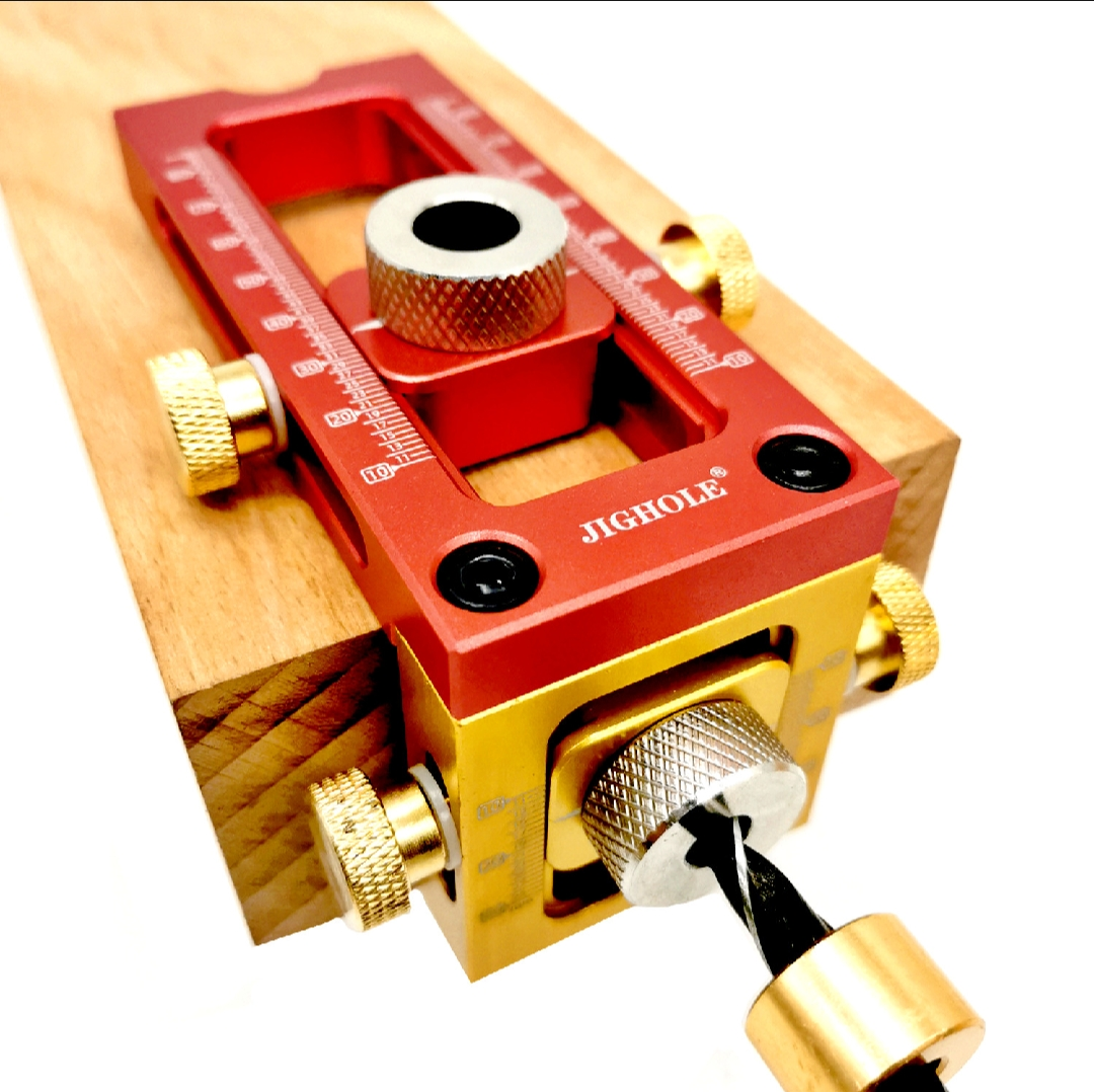 SIT TOOL CDJ-xxx Universal Cross Dowel Jig with Steel Guide Bushing - จิ๊กเจาะเดือย Universal Cross Dowel พร้อมปลอกเหล็กนำเจาะ