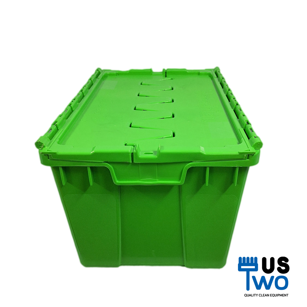 ลังพลาสติกทึบ ฝาพับคู่ 35 ลิตร