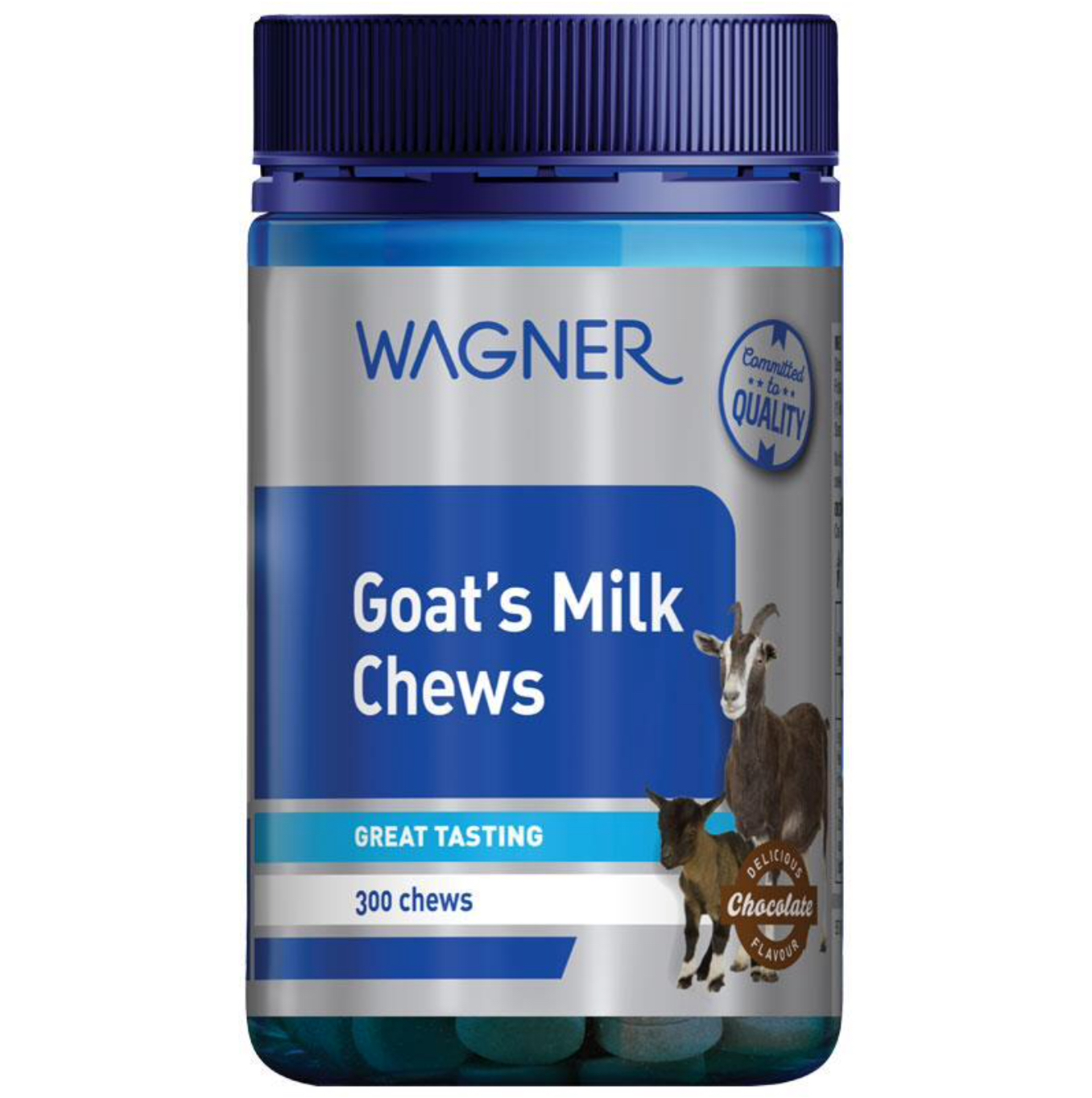 Wagner Goats Milk Chewables Chocolate (300 เม็ด)