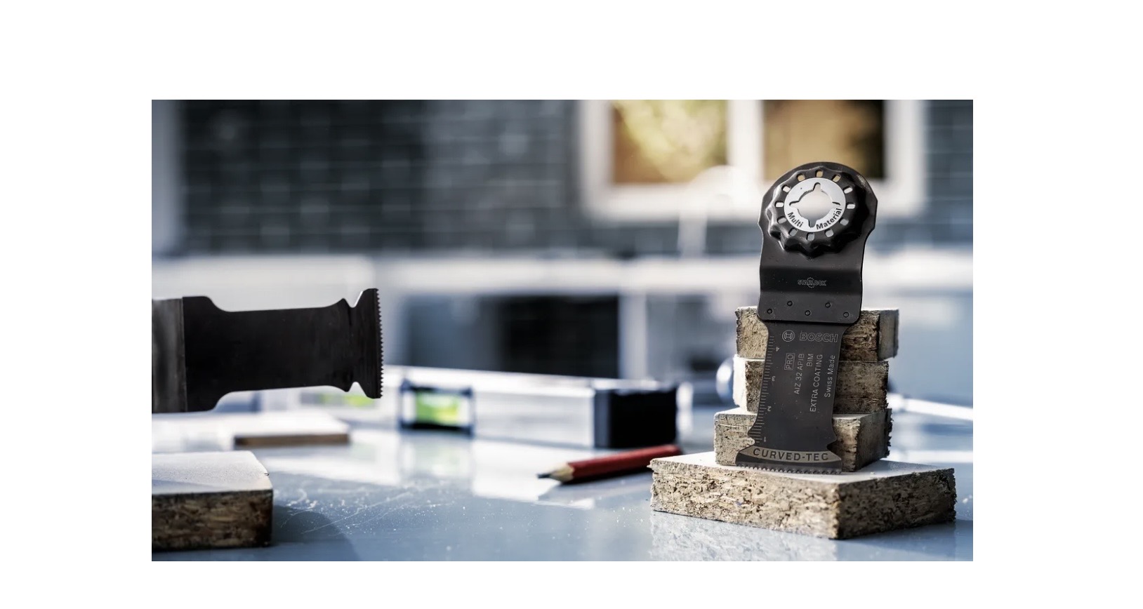 BOSCH AIZ 32 APIB - BIM Blade for Multi-Tool for Oscillating Multi Tools - ใบมีด AIZ 32 APIB สำหรับเครื่องมืออเนกประสงค์ - 2608669066 (มาแทนรุ่น AIZ 32 APB)