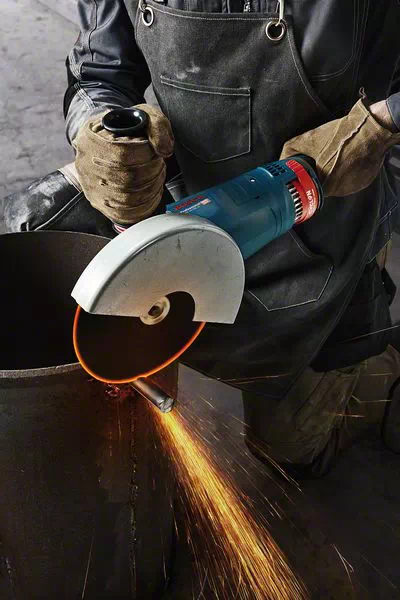 BOSCH GWS 24-180 JZ (Cyclon)- 7-inch/ 180mm Angle Grinder - ลูกหมูขนาด 7 นิ้ว/ 180มม เครื่องเจียรไฟฟ้าทรงพลัง 2,400 วัตต์พร้อมระบบป้องกันฝุ่น Cyclon รุ่น GWS 24-180 JZ (Cyclon) - 06018C23K0