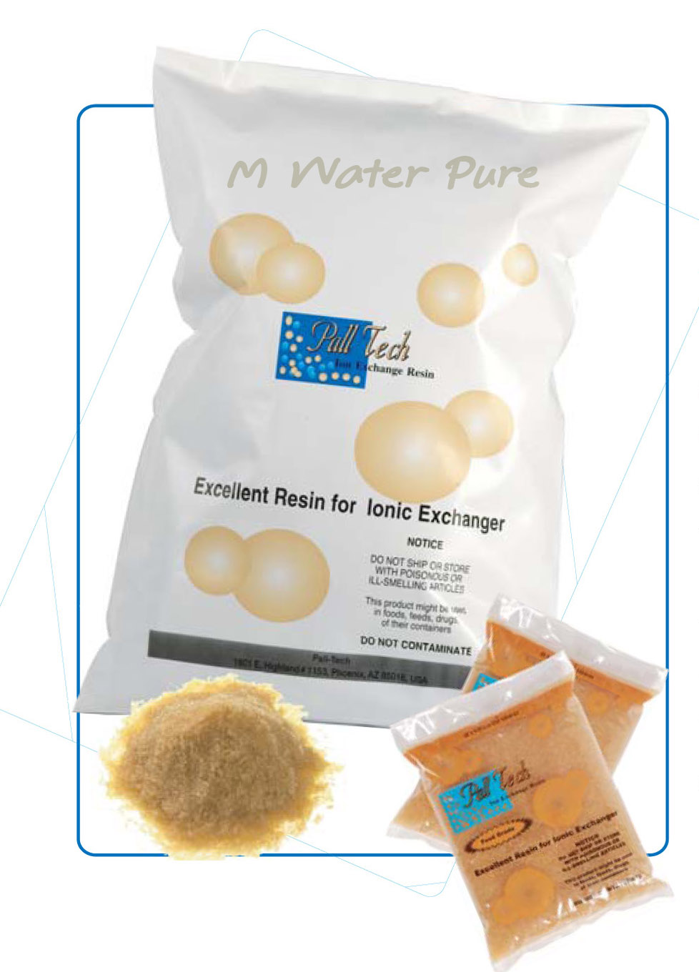 เรซิน (Resin ) กำจัดหินปูนในน้ำ แบ่งขายเป็นลิตร