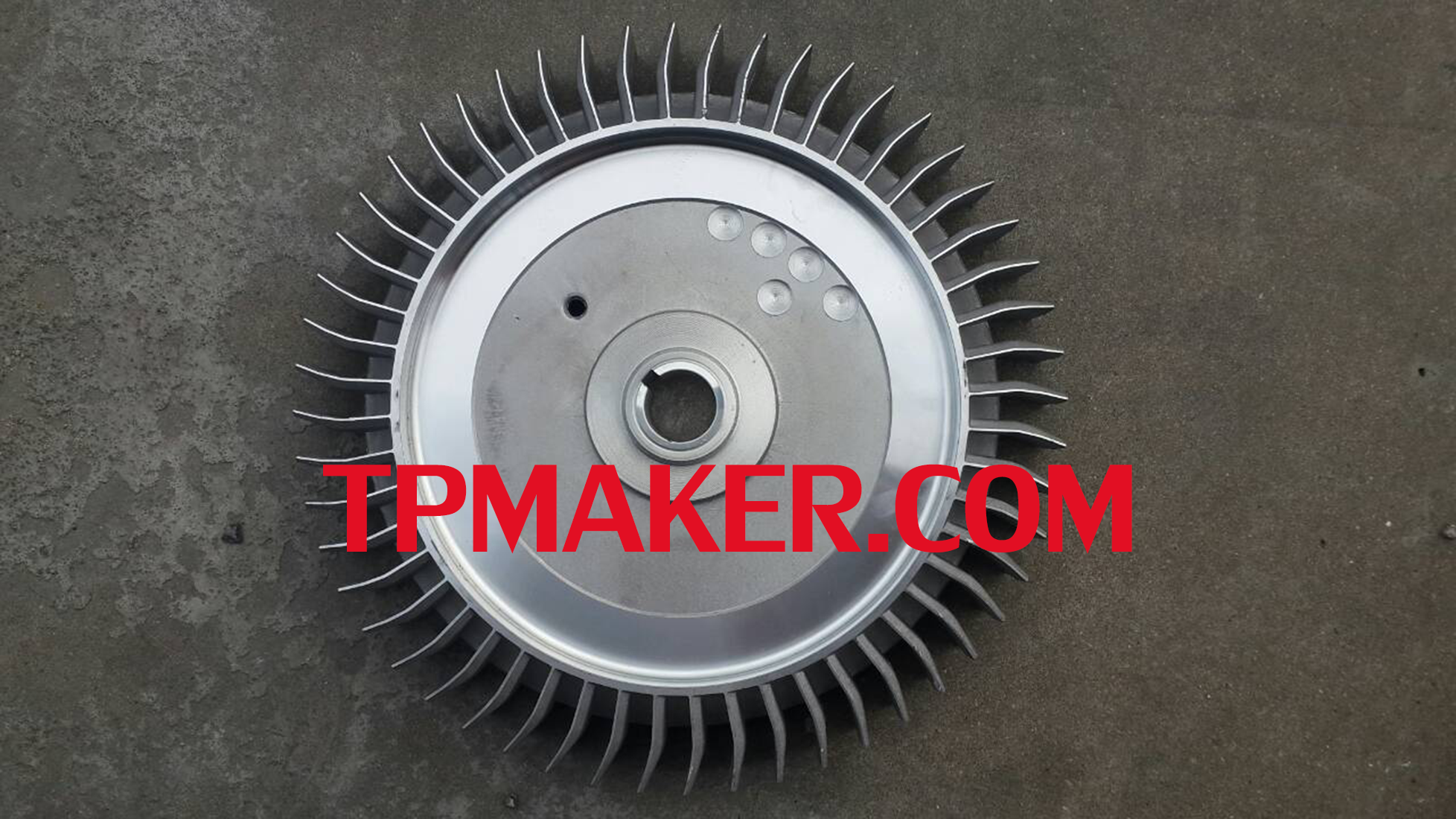 Ring Blowers Impeller ใบพัดริงโบลเวอร์ 2RB510 : โตนอก 300 mm. รูเพลา 28 mm. หนา 40 mm.