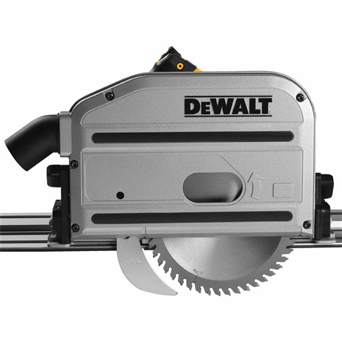 DeWALT DWS520K Plunge Track Saw, 2 x 1.5m Guide Rails + Connector (ชุดเลื่อยราง พร้อมราง 1.5 ม. 2เส้น ต่อแล้วยาวรวม 3.0 ม.) ตัวต่อราง และกล่องใส่เลื่อย)
