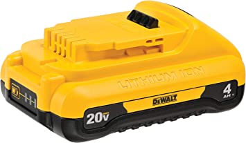 DEWALT DCB240 DEWALT 20V MAX* Battery, Compact, 4.0-Ah (DCB240) - แบตเตอรี่ ขนาดสูงสุด 20 โวลท์ 4.0 แอมป์ ดีวอล์ท รุ่น DCB240