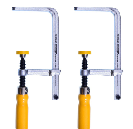 MICROJIG DVC-525K2 MATCHFIT Dovetail Clamp รุ่น DVC-525K2 -แคล้มป์แขนยึดทรงหางเหยี่ยว 2 อัน/ชุด ใข้ยึดราง Track Saw ของ Festool, Makita ได้ (Made in U.S.A.)