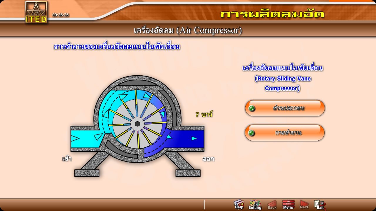 การผลิตลมอัด ITED-MM 04002