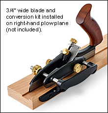 VERITAS Small Plow Plane with 5 A2 blades- กบเซาะร่อง ทำลิ้น ทำบังใบ หรือทำลอน พร้อมใบกบเหล็ก A2 5 ขนาด (ผลิตในแคนาดา)