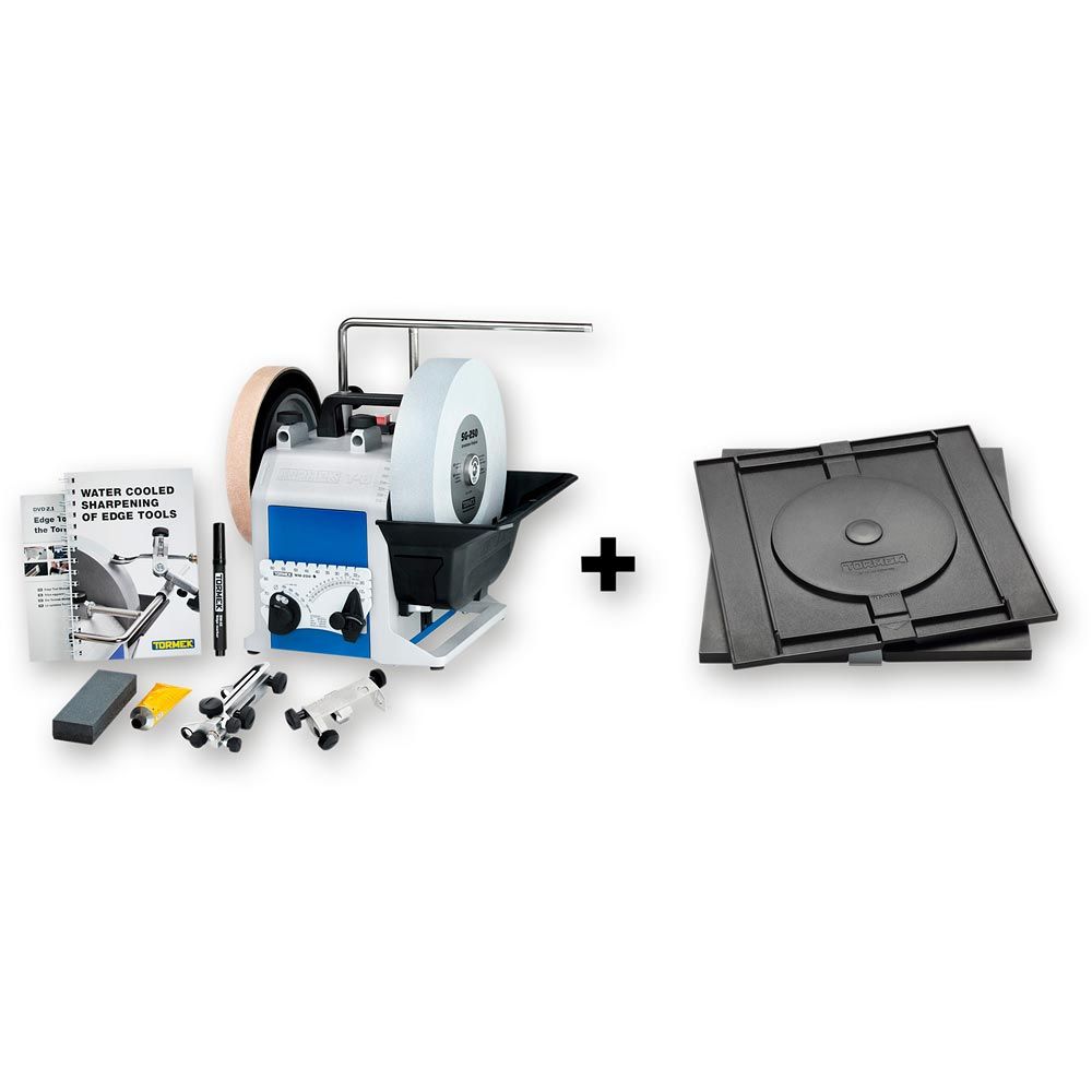 TORMEK T-8 ORIGINAL -10-inch Original Water Cooled Sharpening System with RB-180 Base - เครื่องมือลับคมแบบหล่อเย็นด้วยน้ำ Tormek รุ่น T-8 Original พร้อมฐานหมุนได้ RB-180 (สินค้าสั่งซื้อล่วงหน้า Pre-order)